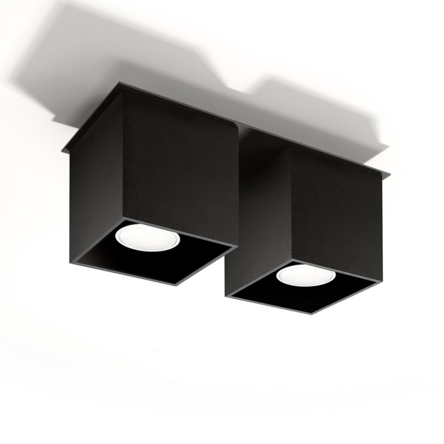Spotlight QUAD 2 2xGU10/40W/230V black