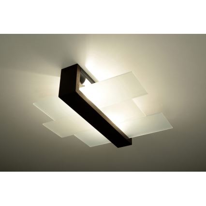 Ceiling light FENIKS 2 2xE27/60W/230V Birch/beech/wenge