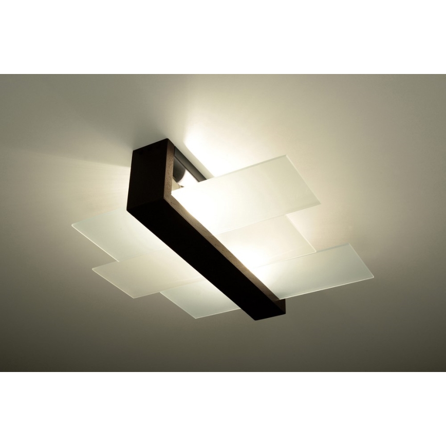 Ceiling light FENIKS 2 2xE27/60W/230V Birch/beech/wenge