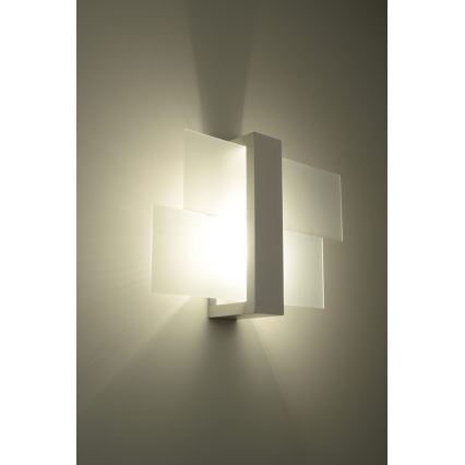 Wall light FENIKS 1 1xE27/60W/230V Birch/beech/white