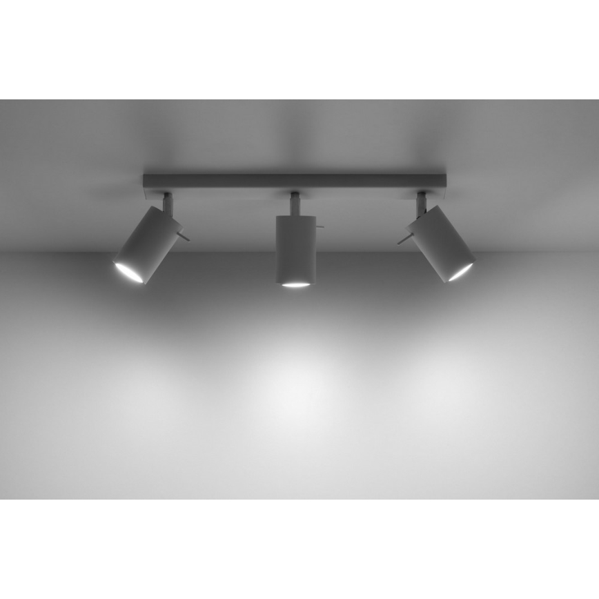 Spotlight RING 3 3xGU10/10W/230V white