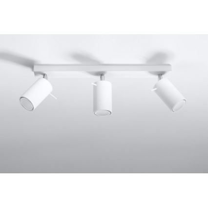 Spotlight RING 3 3xGU10/10W/230V white