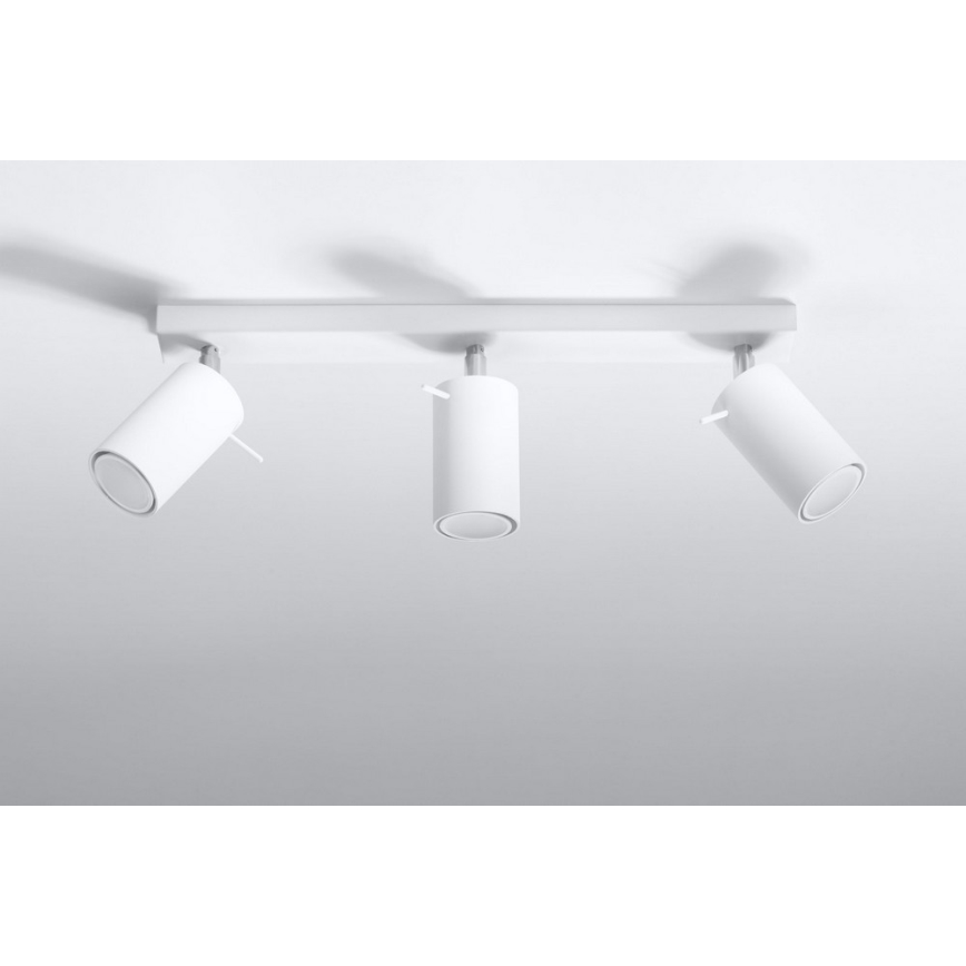 Spotlight RING 3 3xGU10/10W/230V white