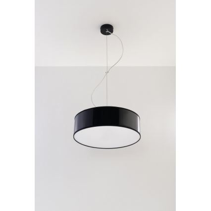Sollux SL.0115 - Chandelier on a string ARENA 35 2xE27/60W/230V black