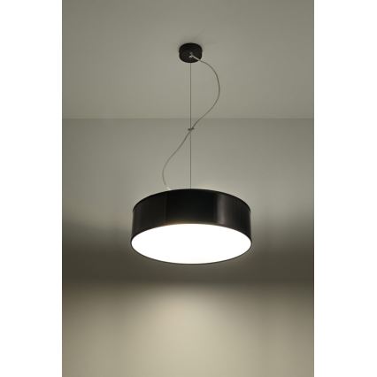 Sollux SL.0115 - Chandelier on a string ARENA 35 2xE27/60W/230V black