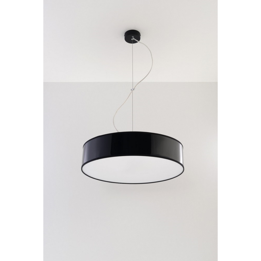 Sollux SL.0118 - Chandelier on a string ARENA 45 3xE27/60W/230V black