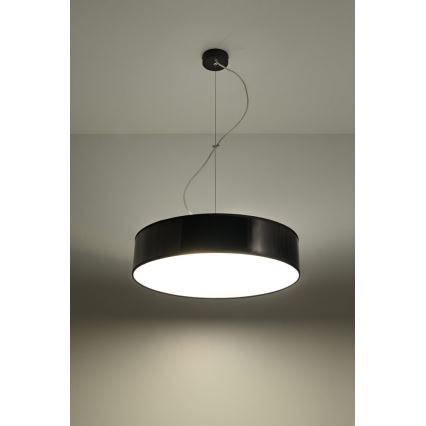 Sollux SL.0118 - Chandelier on a string ARENA 45 3xE27/60W/230V black