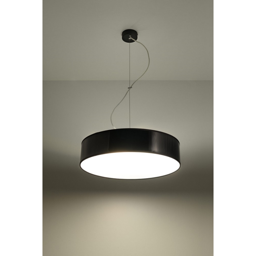 Sollux SL.0118 - Chandelier on a string ARENA 45 3xE27/60W/230V black