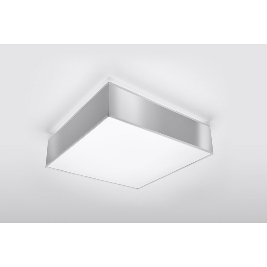 Sollux SL.0137 - Ceiling light HORUS 35 2xE27/60W/230V grey