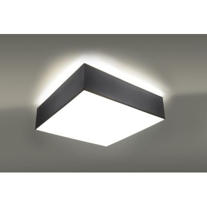 Sollux SL.0137 - Ceiling light HORUS 35 2xE27/60W/230V grey