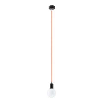 Sollux SL.0154 - Chandelier na Lanku EDISON 1xE27/60W/230V orange
