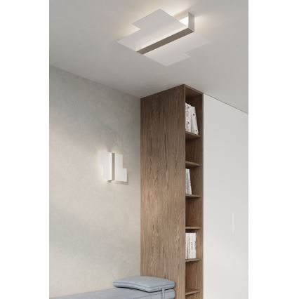 Ceiling light MASSIMO 2xE27/60W/230V white/shiny chrome