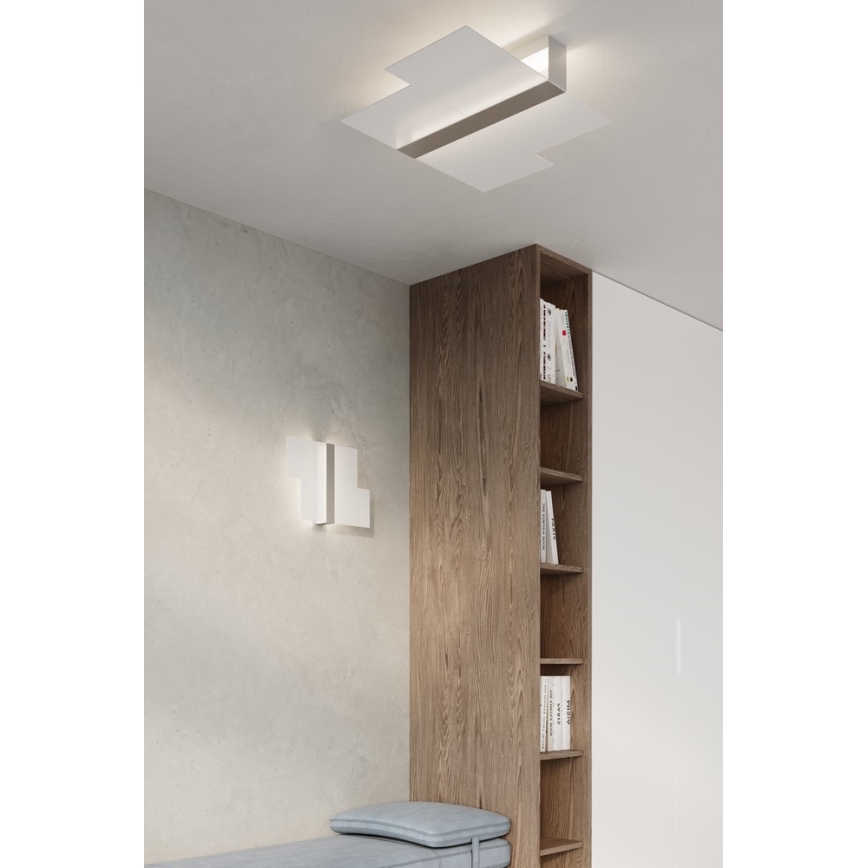 Ceiling light MASSIMO 2xE27/60W/230V white/shiny chrome