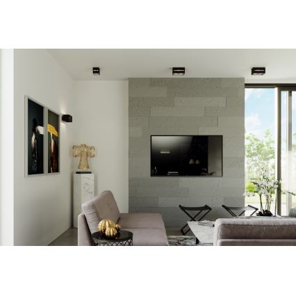 Sollux SL.0207 - Ceiling light LOBO 1xG9/40W/230V black