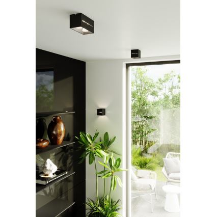 Sollux SL.0207 - Ceiling light LOBO 1xG9/40W/230V black