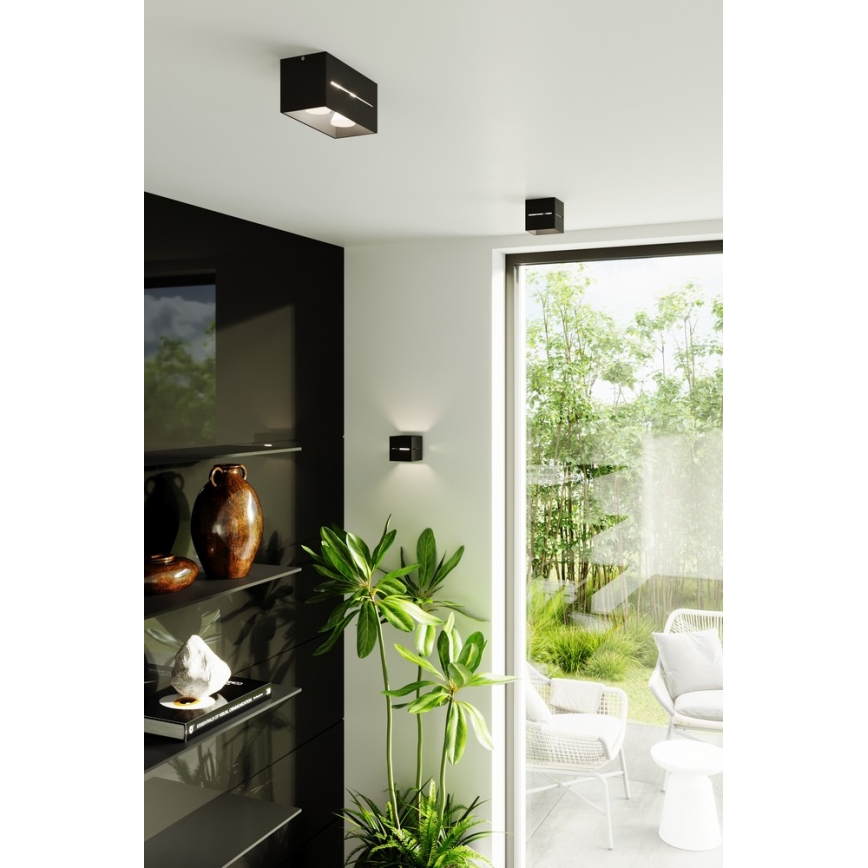 Sollux SL.0207 - Ceiling light LOBO 1xG9/40W/230V black