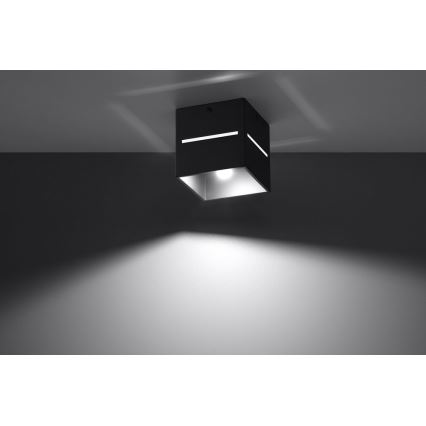 Sollux SL.0207 - Ceiling light LOBO 1xG9/40W/230V black