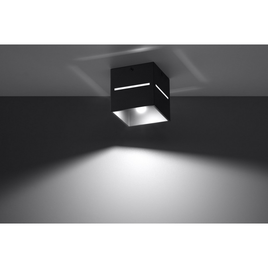 Sollux SL.0207 - Ceiling light LOBO 1xG9/40W/230V black