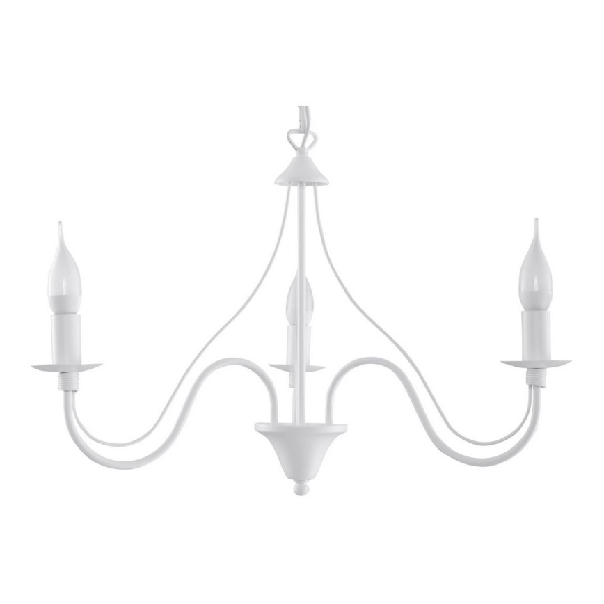 Sollux SL.0213 - Chandelier on a chain MINERWA 3 3xE14/40W/230V white