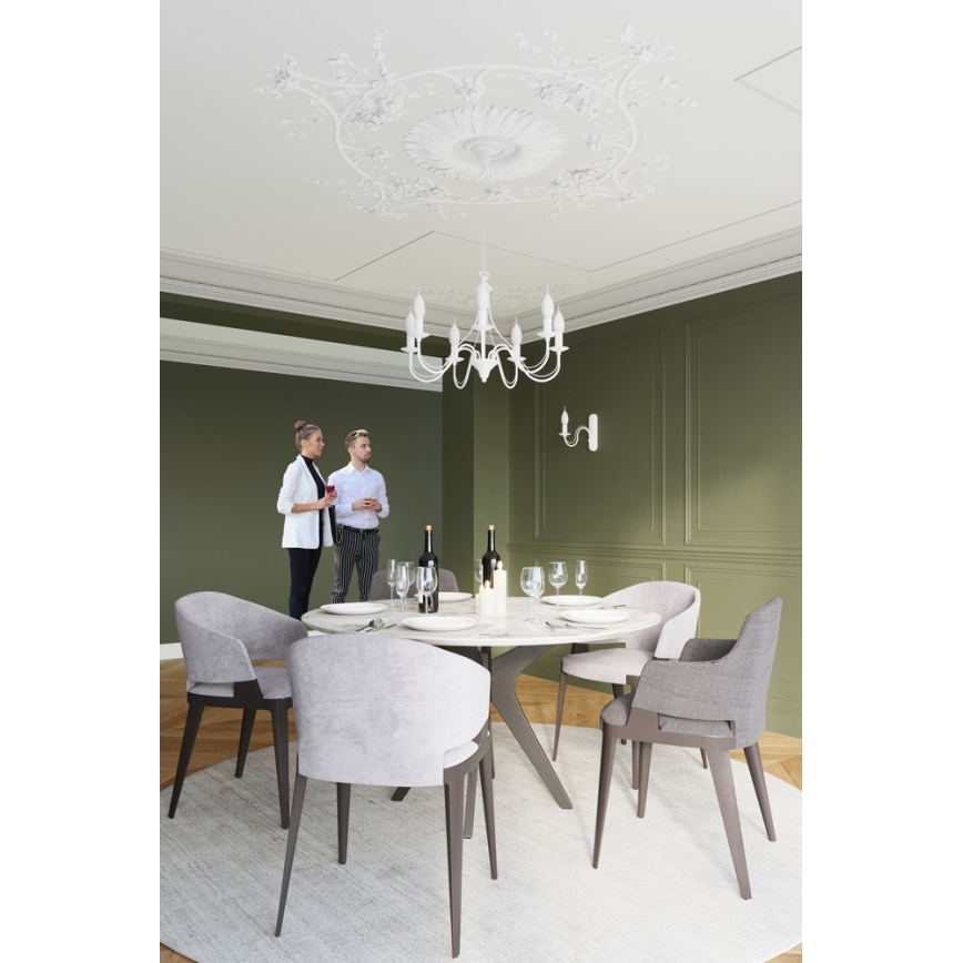 Sollux SL.0214 - Chandelier on a chain MINERWA 5 5xE14/40W/230V white