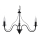 Sollux SL.0217 - Chandelier on a chain MINERWA 3 3xE14/40W/230V black