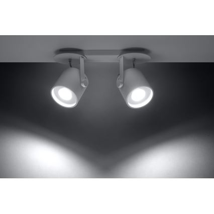 Sollux SL.0312 - Spotlight LAROSA 2 2xGU10/40W/230V white
