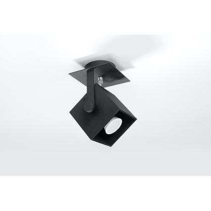 Sollux SL.0319 - Spotlight CEDRA 1 1xGU10/40W/230V black