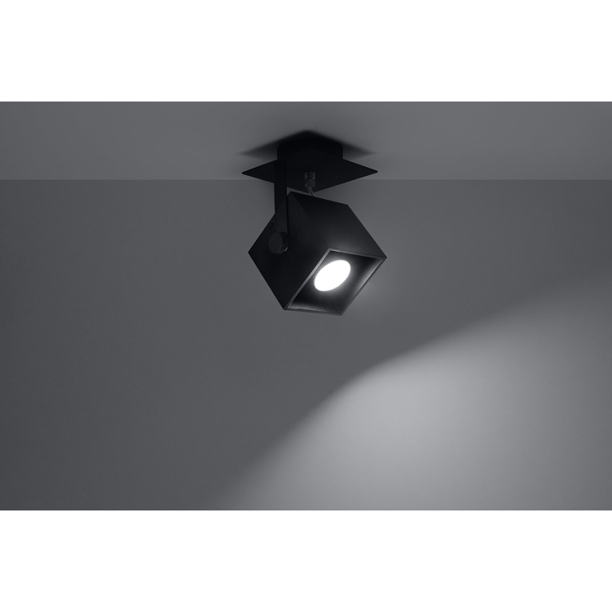 Sollux SL.0319 - Spotlight CEDRA 1 1xGU10/40W/230V black