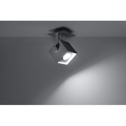 Sollux SL.0321 - Spotlight CEDRA 1 1xGU10/40W/230V grey