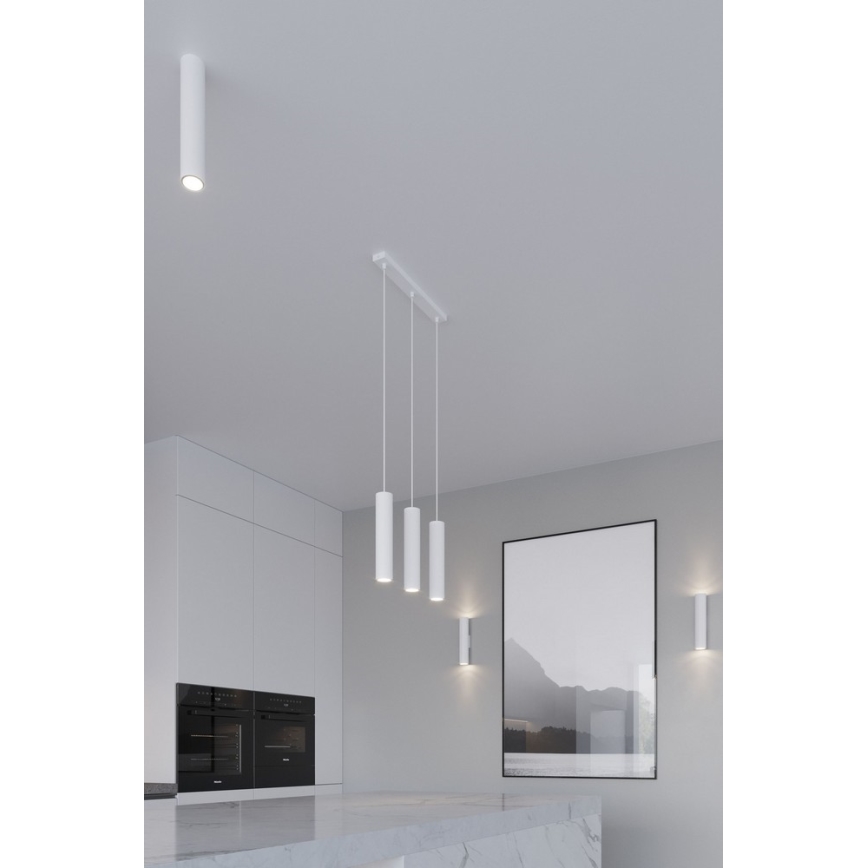 Chandelier on a string LAGOS 2 2xGU10/10W/230V white