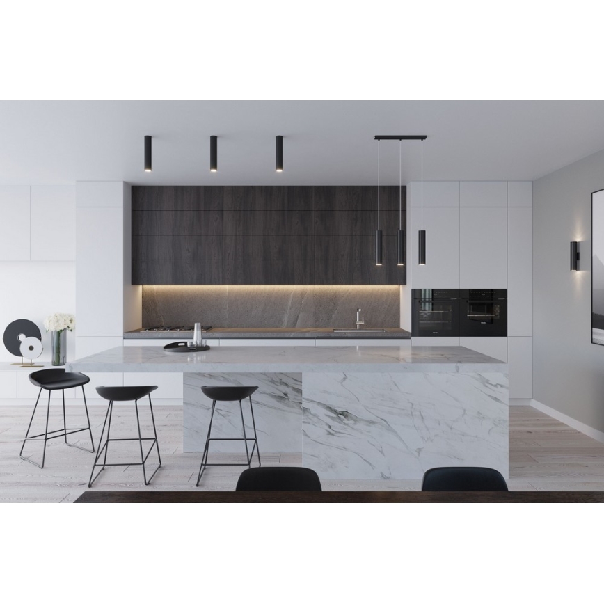 Sollux SL.0327 - Chandelier on a string LAGOS 1 1xGU10/40W/230V black