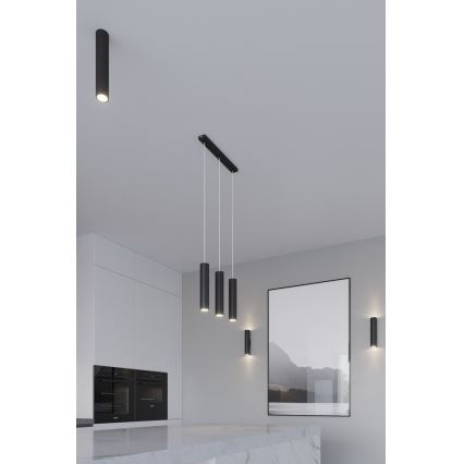 Sollux SL.0327 - Chandelier on a string LAGOS 1 1xGU10/40W/230V black