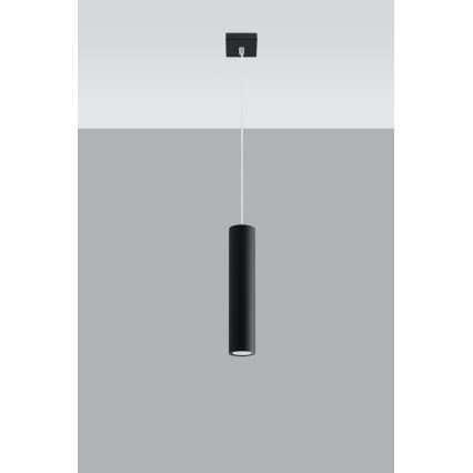 Chandelier on a string LAGOS 1 1xGU10/10W/230V black