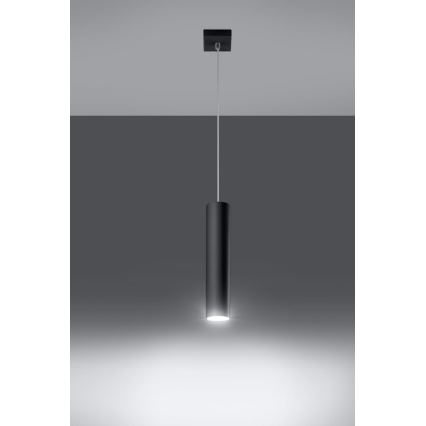 Chandelier on a string LAGOS 1 1xGU10/10W/230V black