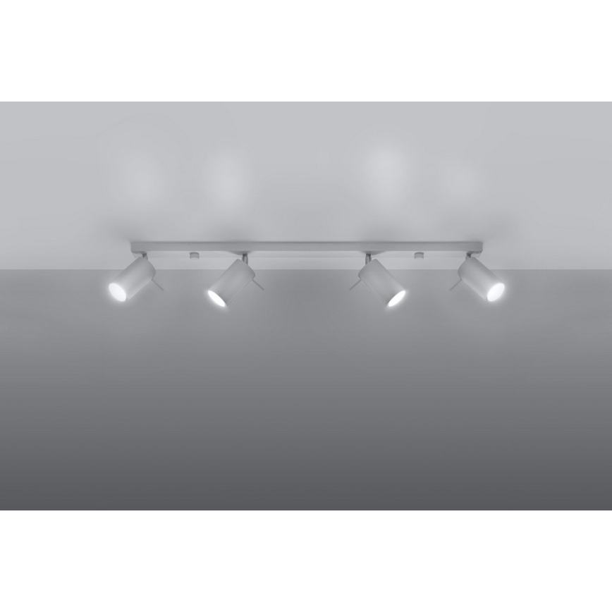 Spotlight RING 4L 4xGU10/10W/230V white