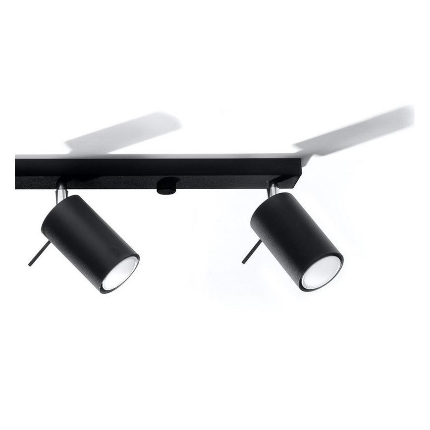 Spotlight RING 4L 4xGU10/10W/230V black