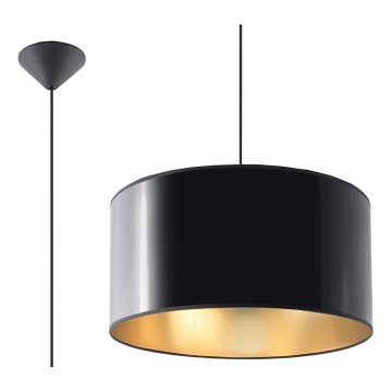 Sollux SL.0363 - Chandelier on a string LUXOR 40 1xE27/60W/230V golden/black