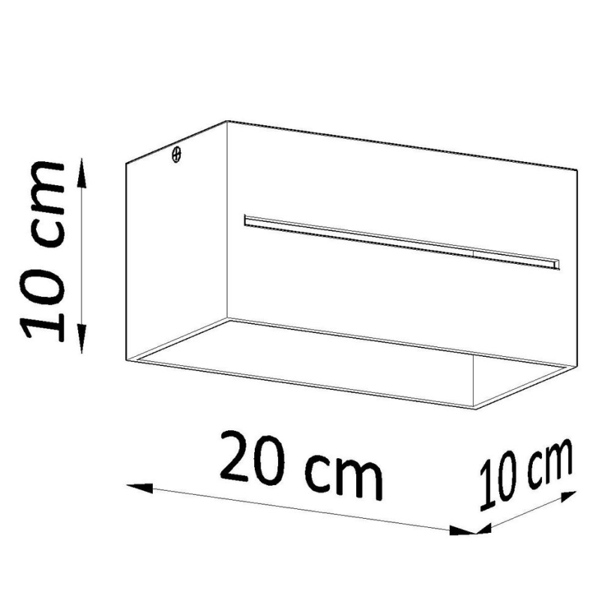 Ceiling light LOBO 2xG9/40W/230V white