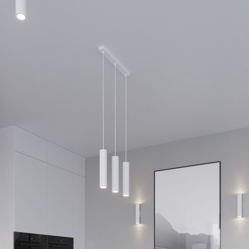 Sollux SL.0435 - Ceiling light LAGOS 1xGU10/40W/230V white