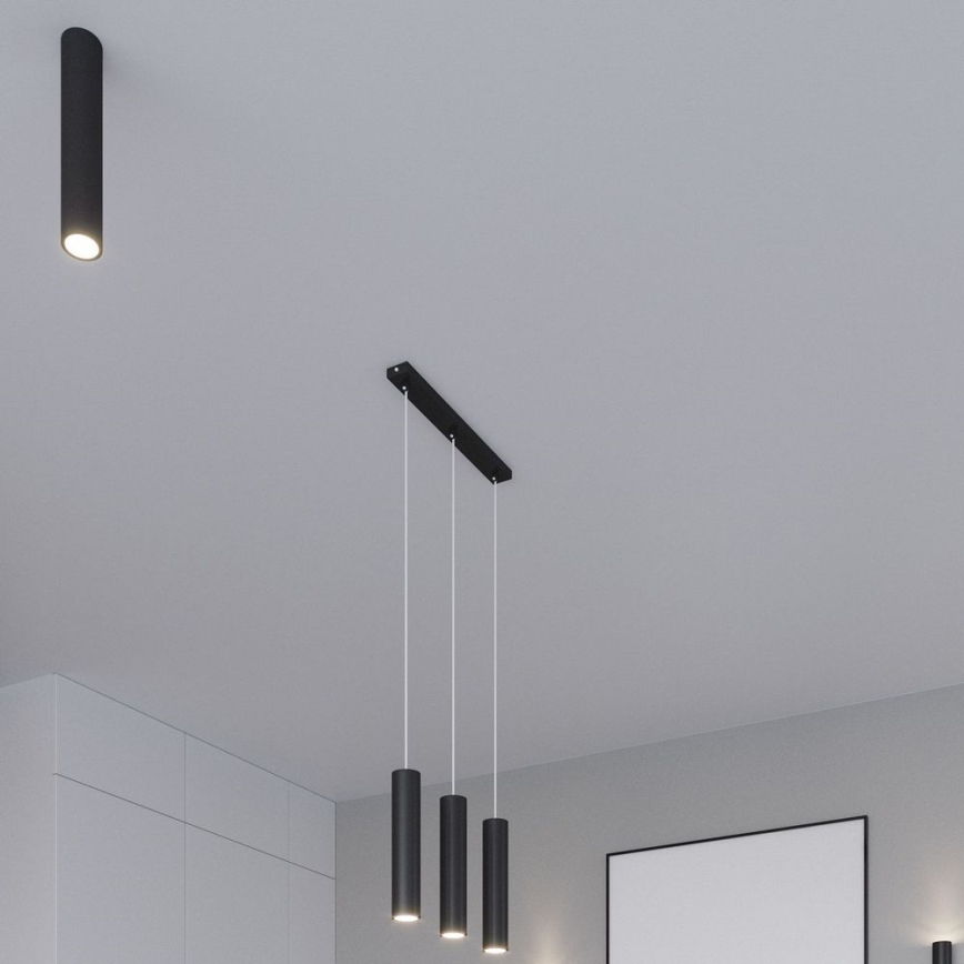 Spotlight LAGOS 1xGU10/10W/230V 30 cm black