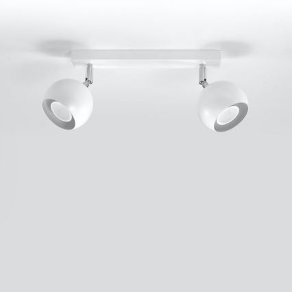 Ceiling spotlight OCULARE 2xGU10/10W/230V