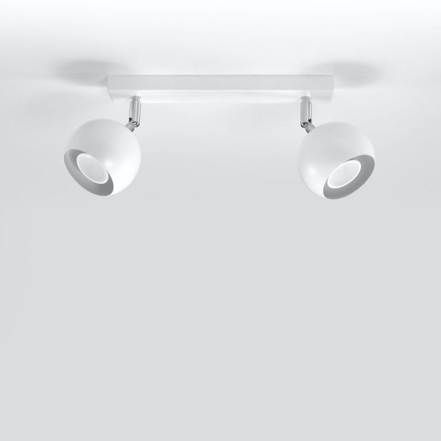 Ceiling spotlight OCULARE 2xGU10/10W/230V