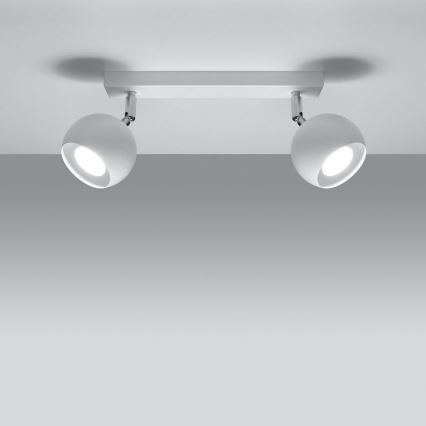 Ceiling spotlight OCULARE 2xGU10/10W/230V