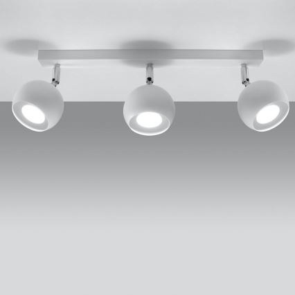 Ceiling spotlight OCULARE 3xGU10/10W/230V
