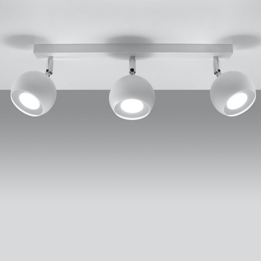 Ceiling spotlight OCULARE 3xGU10/10W/230V