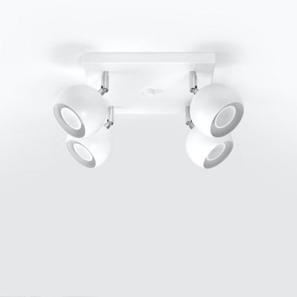 Ceiling spotlight OCULARE 4xGU10/10W/230V