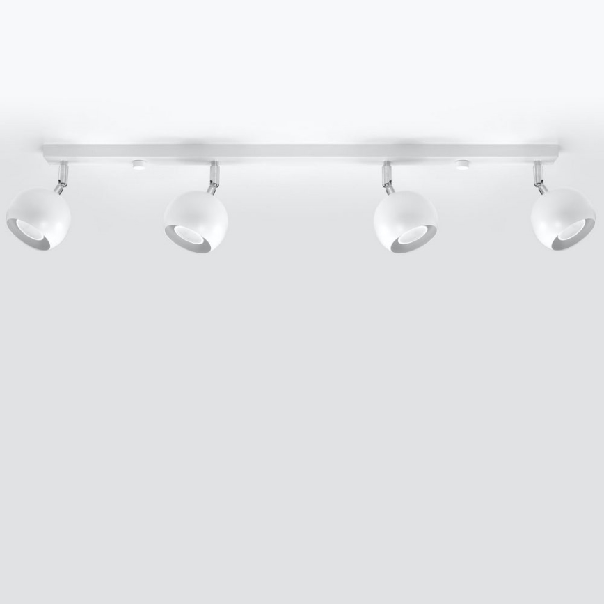 Ceiling spotlight OCULARE 4xGU10/10W/230V