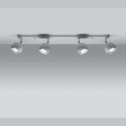 Ceiling spotlight OCULARE 4xGU10/10W/230V