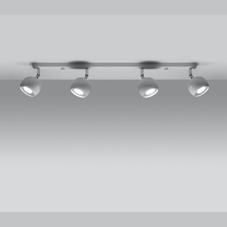 Ceiling spotlight OCULARE 4xGU10/10W/230V