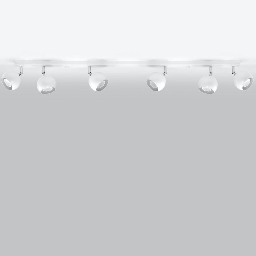 Ceiling spotlight OCULARE 6xGU10/10W/230V